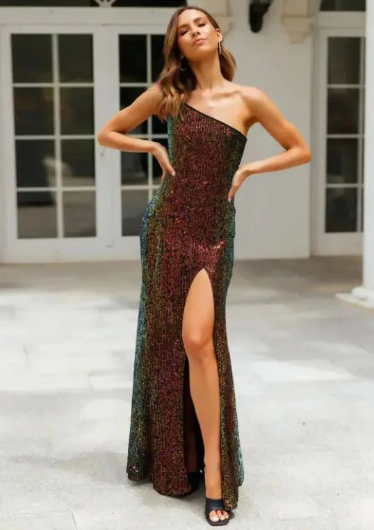 Glam Sequin Women's Dress